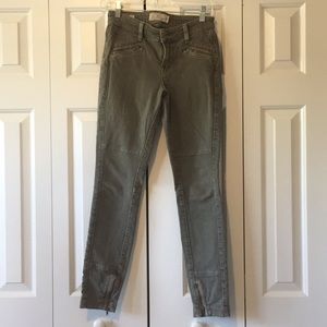 Lucky brand Brooke skinny olive  jeans size 0/25